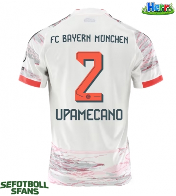 Bayern Munich Dayot Upamecano #2 Bortatröja 2025-26 Kortärmad